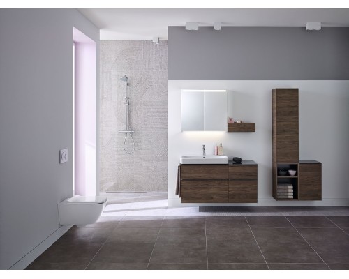 Зеркальный шкаф Geberit Smyle Square 75 500.205.00.1 подвесной Белый