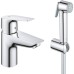 Смеситель для раковины Grohe BauEdge с гигиеническим душем Хром