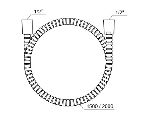 Душевой шланг Ravak X07P340