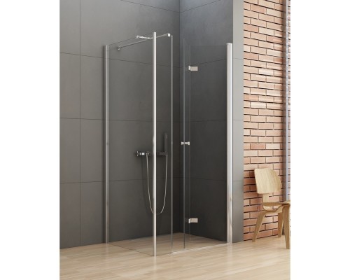 Душевое ограждение NEW TRENDY NEW SOLEO PLUS складные двери R 110x90x195 (хром)