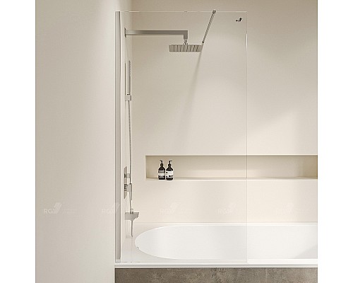 Шторка на ванну RGW Screens SC-051 60х150 351105106-11 профиль Хром стекло прозрачное