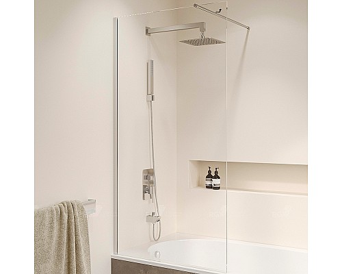 Шторка на ванну RGW Screens SC-051 60х150 351105106-11 профиль Хром стекло прозрачное
