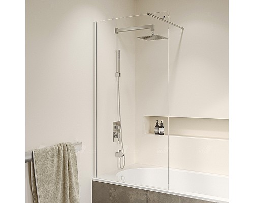 Шторка на ванну RGW Screens SC-051 60х150 351105106-11 профиль Хром стекло прозрачное