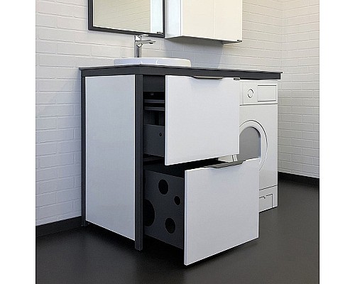 Тумба с раковиной Comforty Лозанна 120 00-00009517 Белый