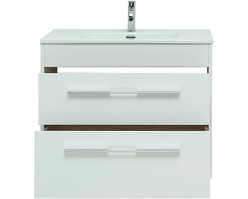 Тумба под раковину Aquanet Августа 80 277508 подвесная Белый глянец