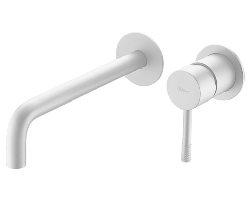 Смеситель для умывальника мз стены, Boheme Uno. Matt White