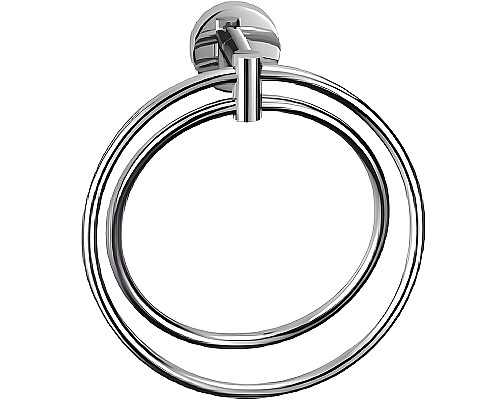 Кольцо для полотенец Haiba HB1704-1 двойное Хром