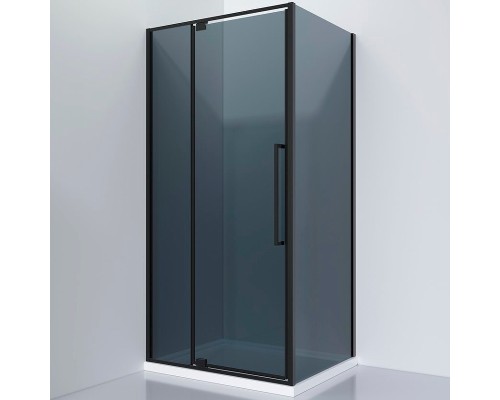 Душевой уголок Black&White Stellar Wind S812 BG 100x100 Черный матовый