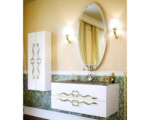 Шкаф пенал Clarberg Due amanti 25 DUE0525W Белый без ручек