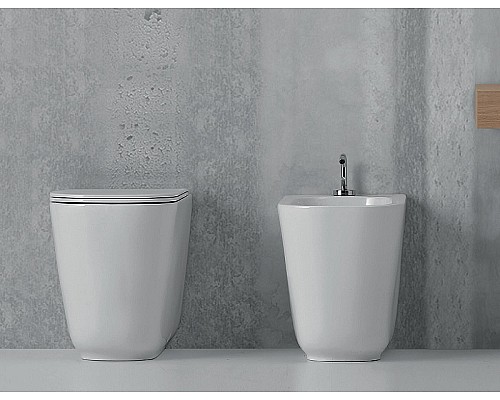 Унитаз Kerasan Tribeca 511830 приставной Белый матовый без сиденья