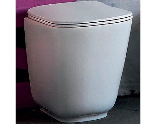 Унитаз Kerasan Tribeca 511830 приставной Белый матовый без сиденья