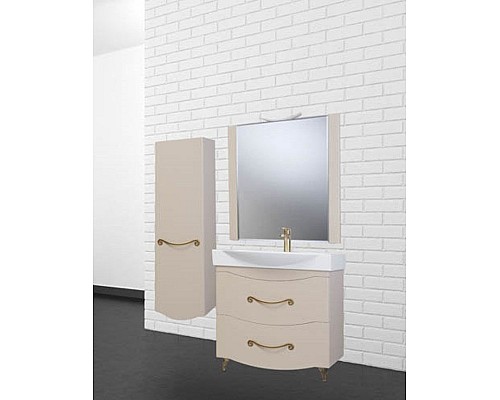 Зеркало Bellezza Сесилия 85 4619714000457 Капучино