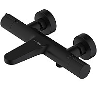 Смеситель для ванны WasserKRAFT Elbe 7411 Thermo с термостатом Черный