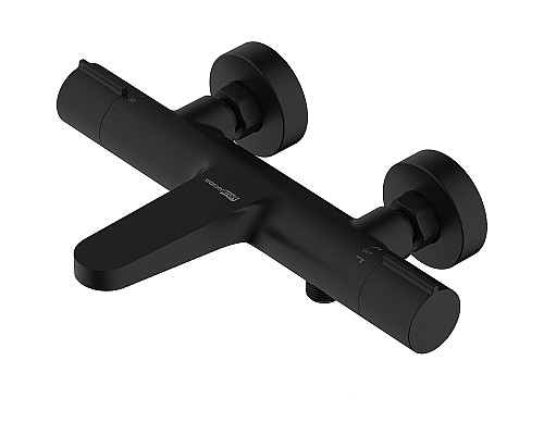 Смеситель для ванны WasserKRAFT Elbe 7411 Thermo с термостатом Черный