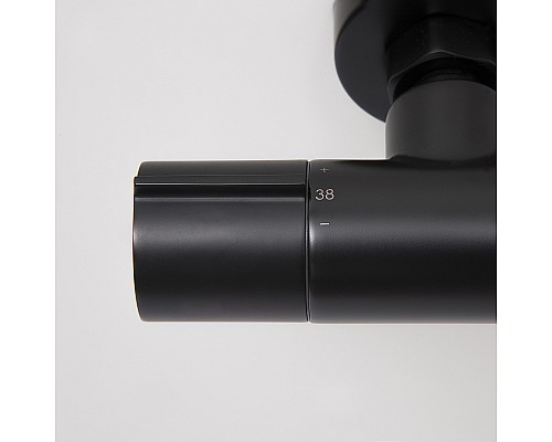 Смеситель для ванны WasserKRAFT Elbe 7411 Thermo с термостатом Черный