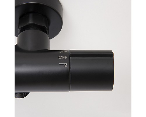 Смеситель для ванны WasserKRAFT Elbe 7411 Thermo с термостатом Черный