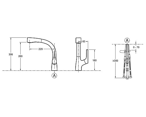 Смеситель для кухни Jacob Delafon E13963CP