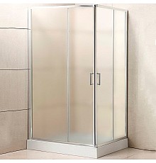 Душевой уголок BelBagno Uno 120х80 UNO-195-AH-2-120/80-P-Cr профиль Хром стекло рифленое