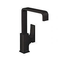 Смеситель для раковины Hansgrohe Metropol однорычажный черный 32511670