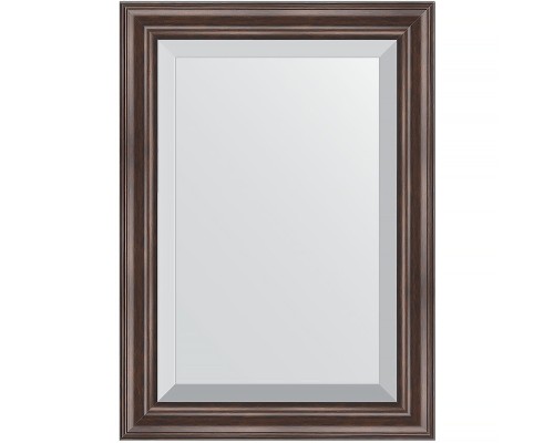 Зеркало Evoform Exclusive 71х51 BY 1124 с фацетом в багетной раме - Палисандр 62 мм