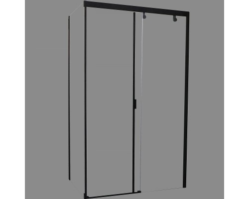 Душевой уголок Cerutti SPA Marbella 120B 120x80 R 7910 профиль Черный стекло прозрачное