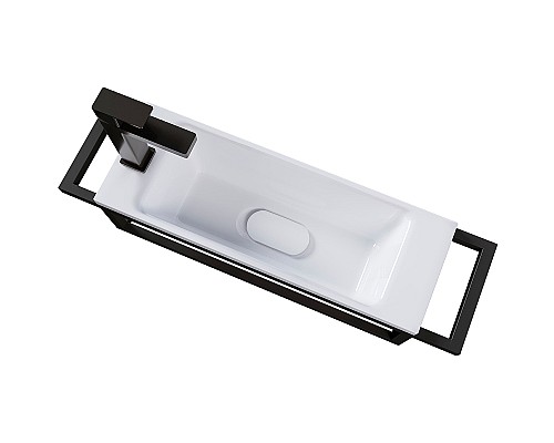 Консоль для раковины Grossman Метрис 50 105003 Черный