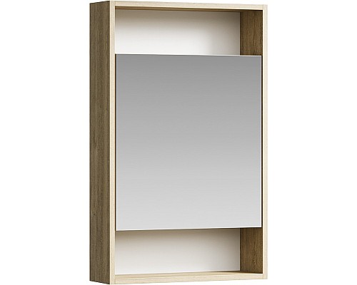 Сити Шкаф-зеркало 50 см SIT0405DB AQWELLA