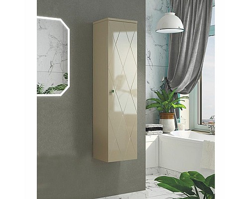 Шкаф пенал Comforty Кремона 40 00-00001219 подвесной Латте