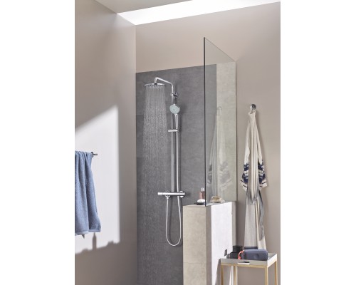 Душевая система Grohe с термостатом для душа с верхним душем 210 мм