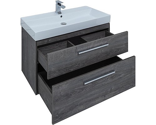 Тумба под раковину Aquanet Nova 90 242277 подвесная Дуб рошелье