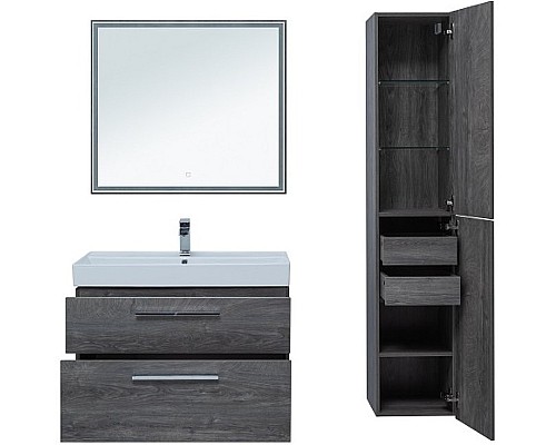 Тумба под раковину Aquanet Nova 90 242277 подвесная Дуб рошелье