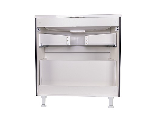 Тумба под раковину Style line Бергамо СС-00002313 напольная черная