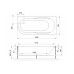 Акриловая ванна Royal Bath Azur De Luxe 170x80 с гидромассажем