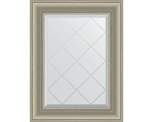 Зеркало Evoform Exclusive-G 74х56 BY 4020 с гравировкой в багетной раме - Хамелеон 88 мм