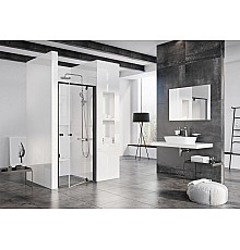 Душевая дверь Ravak Pivot 03G40300Z1 80 черный прозрачный