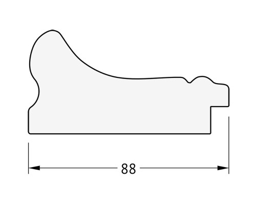 Зеркало Evoform Exclusive-G 74х56 BY 4020 с гравировкой в багетной раме - Хамелеон 88 мм