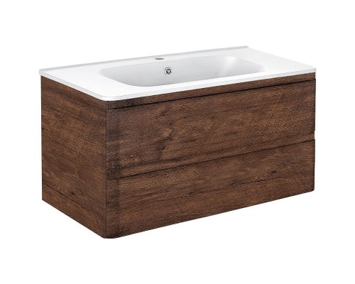 Тумба под раковину Vincea Vico 100 VMC-2V100RW подвесная R.Wood