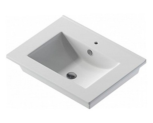 Мебельная раковина Sanita luxe Quadro 60 QDR60SLWB01