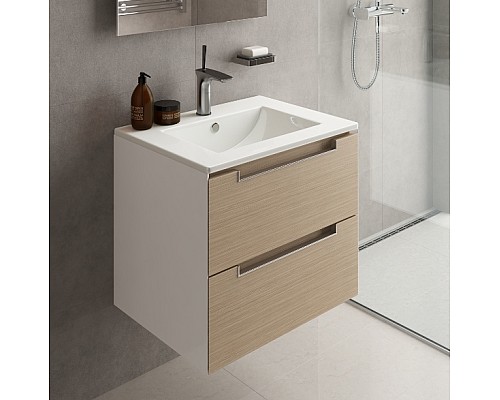 Мебельная раковина Sanita luxe Quadro 60 QDR60SLWB01