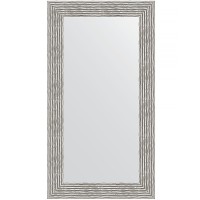 Зеркало Evoform Definite 110х60 BY 3089 в багетной раме - Волна хром 90 мм