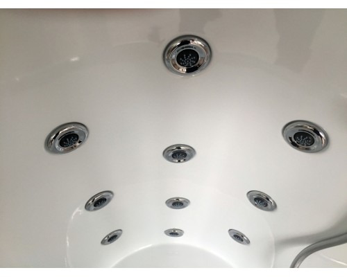 Душевой бокс Royal Bath ALP 170x100 с гидромассажем задняя стенка Белая