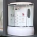 Душевой бокс Royal Bath ALP 170x100 с гидромассажем задняя стенка Белая