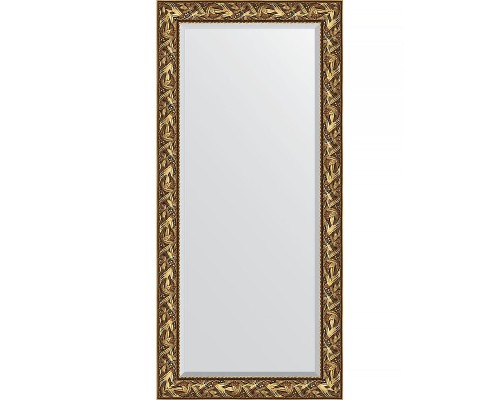 Зеркало Evoform Exclusive 169х79 BY 3597 с фацетом в багетной раме - Византия золото 99 мм