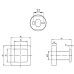 Крючок Villeroy&Boch Elements-Striking Хром