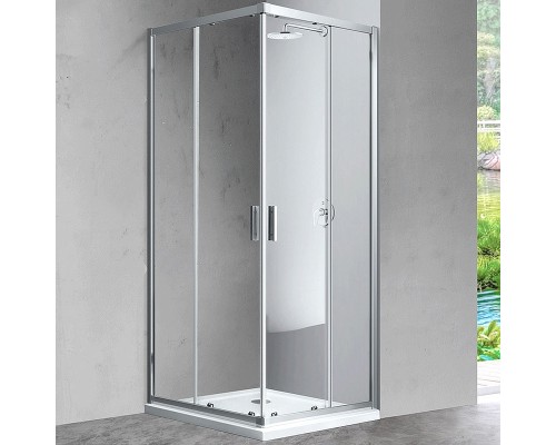 Душевой уголок Vincea Scala 100x80 Хром