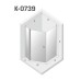 Душевое ограждение NEW TRENDY NEW SOLEO 100x80x195 (хром)