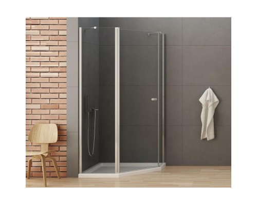 Душевое ограждение NEW TRENDY NEW SOLEO 100x80x195 (хром)