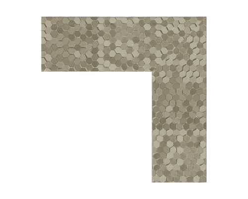 Зеркало Evoform Definite 66х66 BY 3148 в багетной раме - Соты титан 70 мм