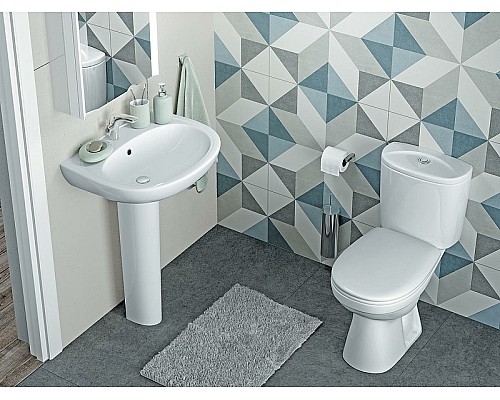 Унитаз компакт Santek Анимо 1.WH30.2.134 с бачком и сиденьем