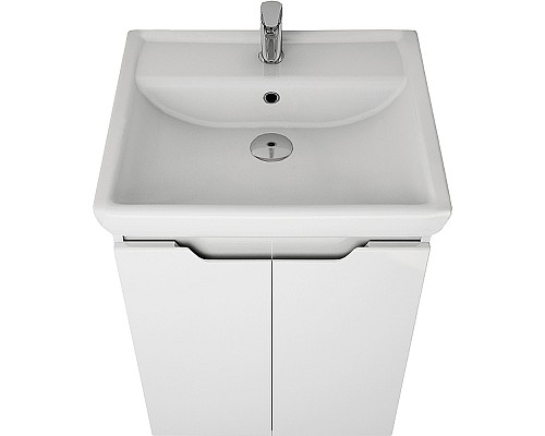 Тумба под раковину Dreja Q Plus (D) 55 99.1008 подвесная напольная Белый